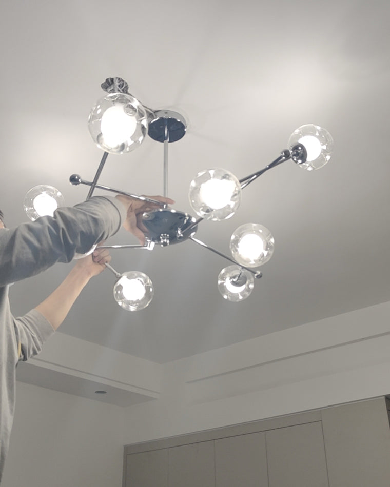 Diff Blown Glass Chandelier-DF2256