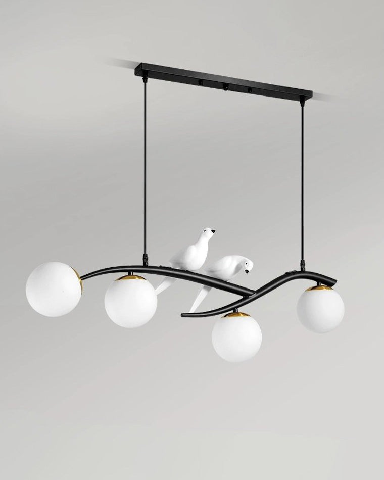 Diff Branching Frosted Glass Bubble Chandelier-DF2258