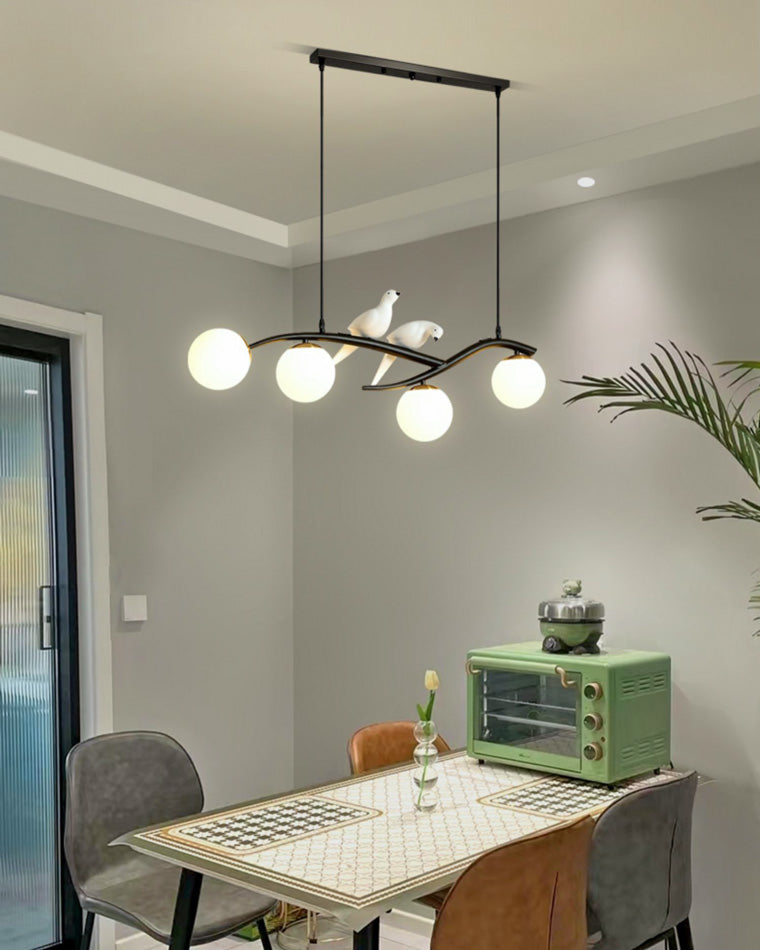 Diff Branching Frosted Glass Bubble Chandelier-DF2258