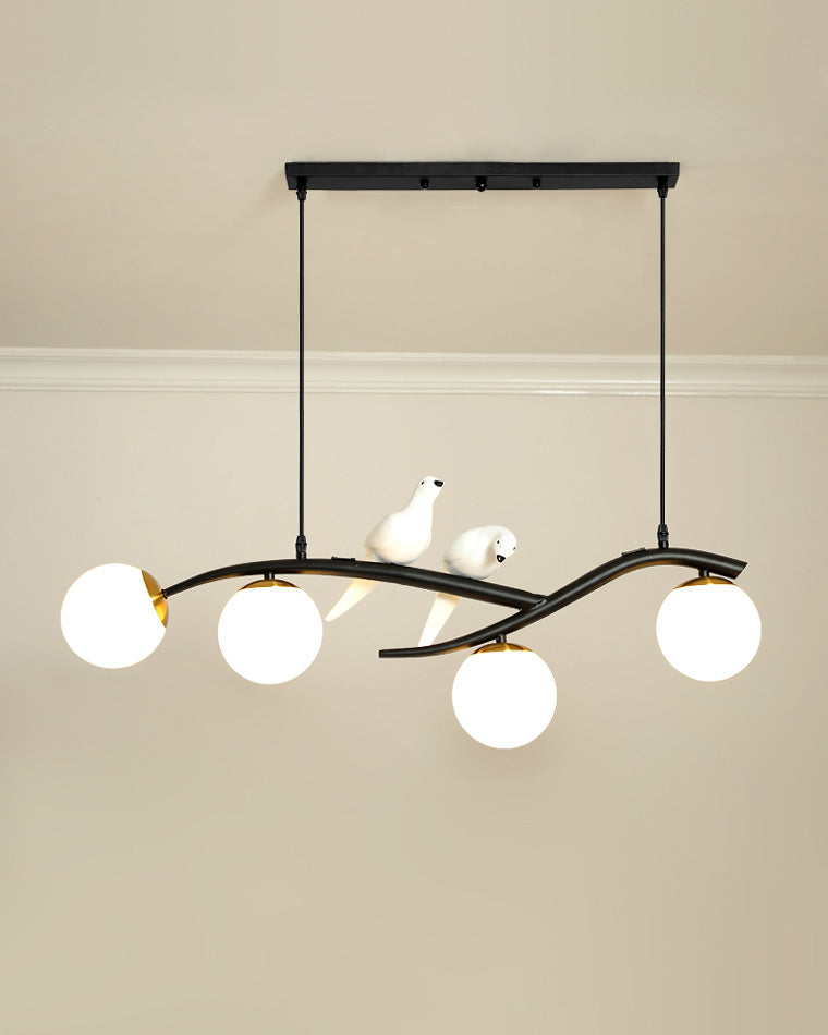 Diff Branching Frosted Glass Bubble Chandelier-DF2258