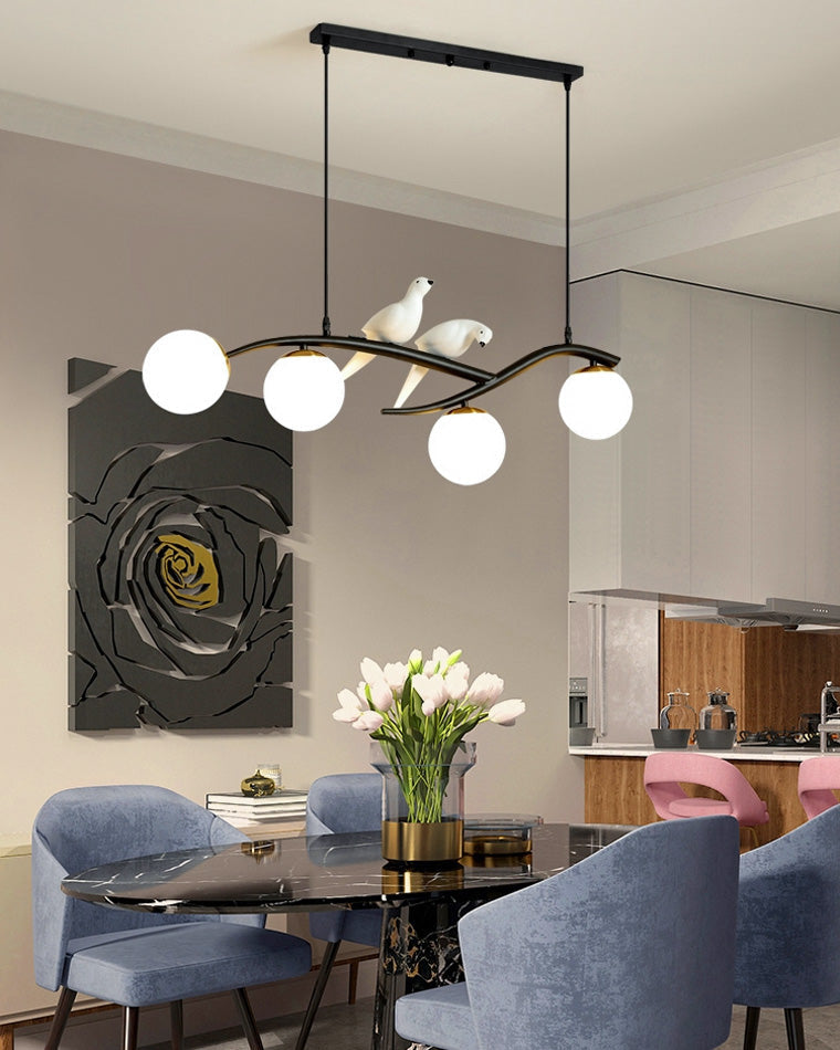 Diff Branching Frosted Glass Bubble Chandelier-DF2258