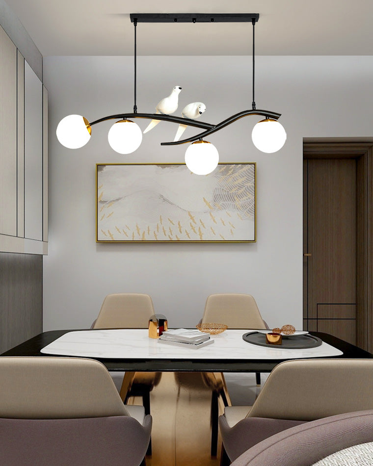 Diff Branching Frosted Glass Bubble Chandelier-DF2258