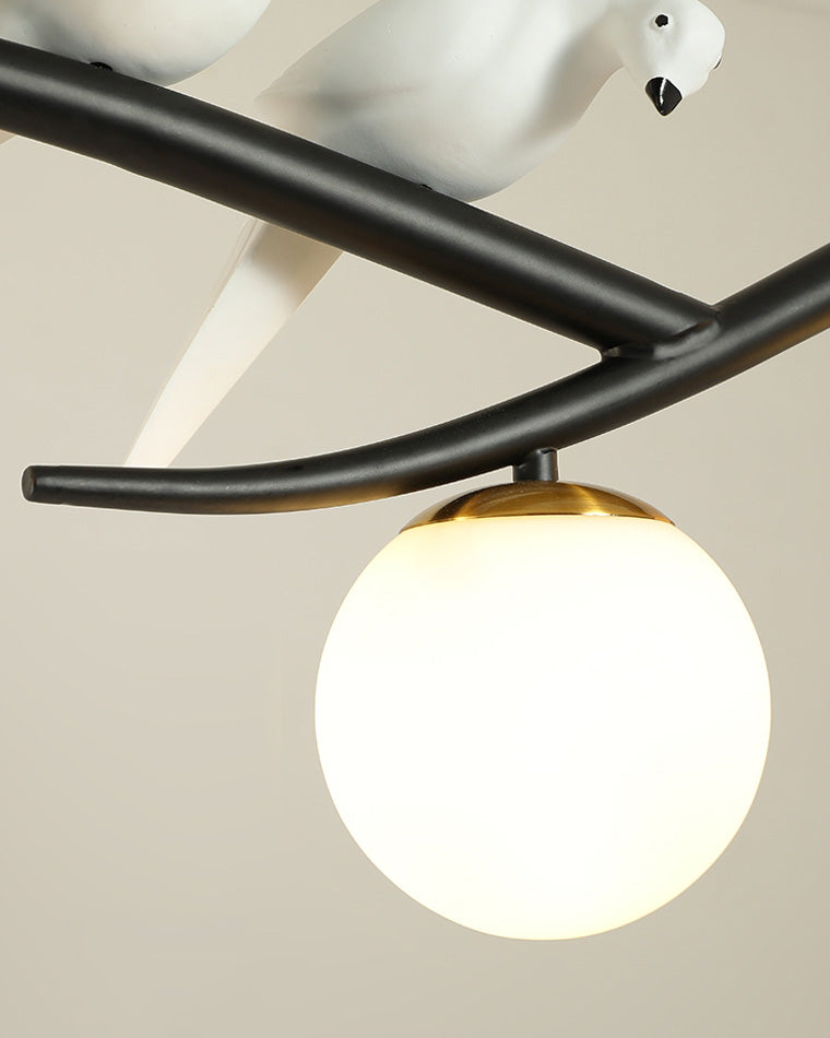 Diff Branching Frosted Glass Bubble Chandelier-DF2258