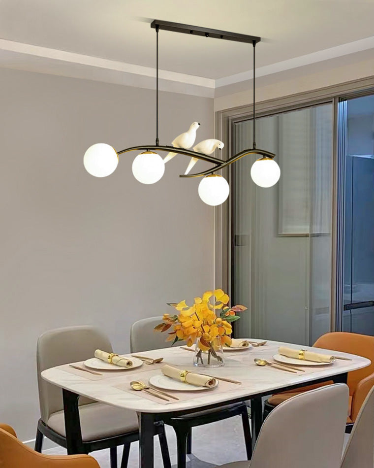 Diff Branching Frosted Glass Bubble Chandelier-DF2258