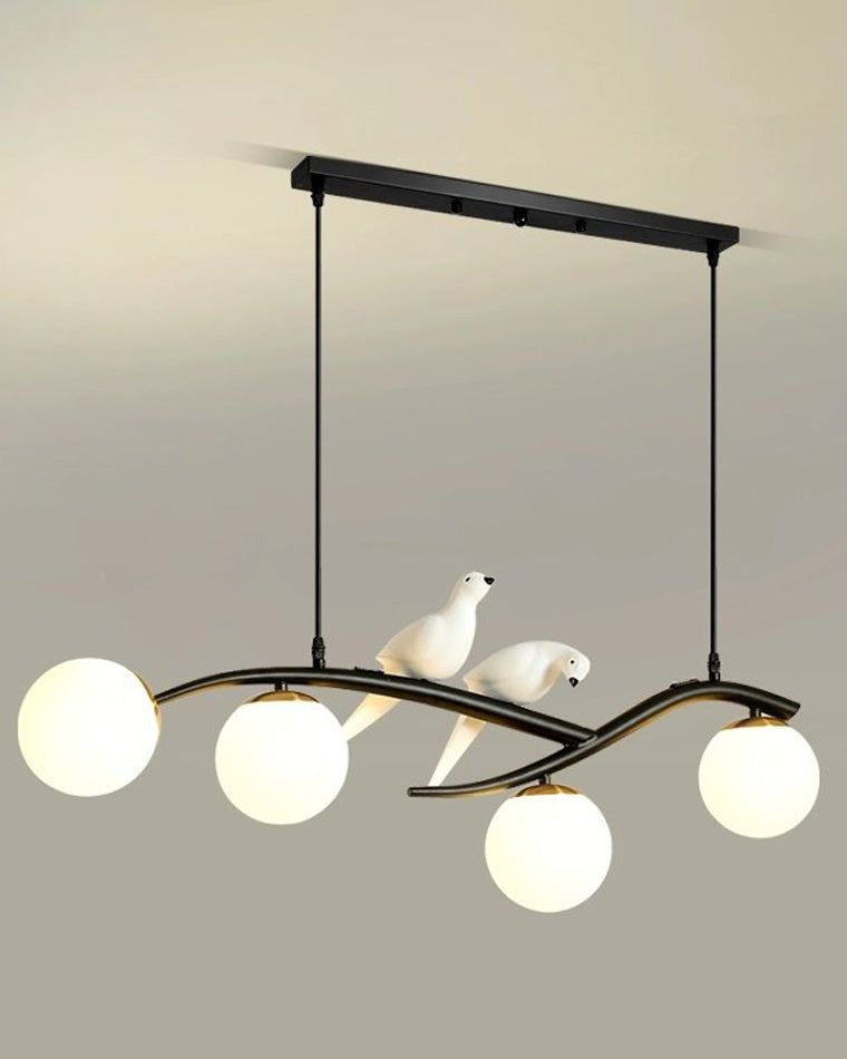 Diff Branching Frosted Glass Bubble Chandelier-DF2258
