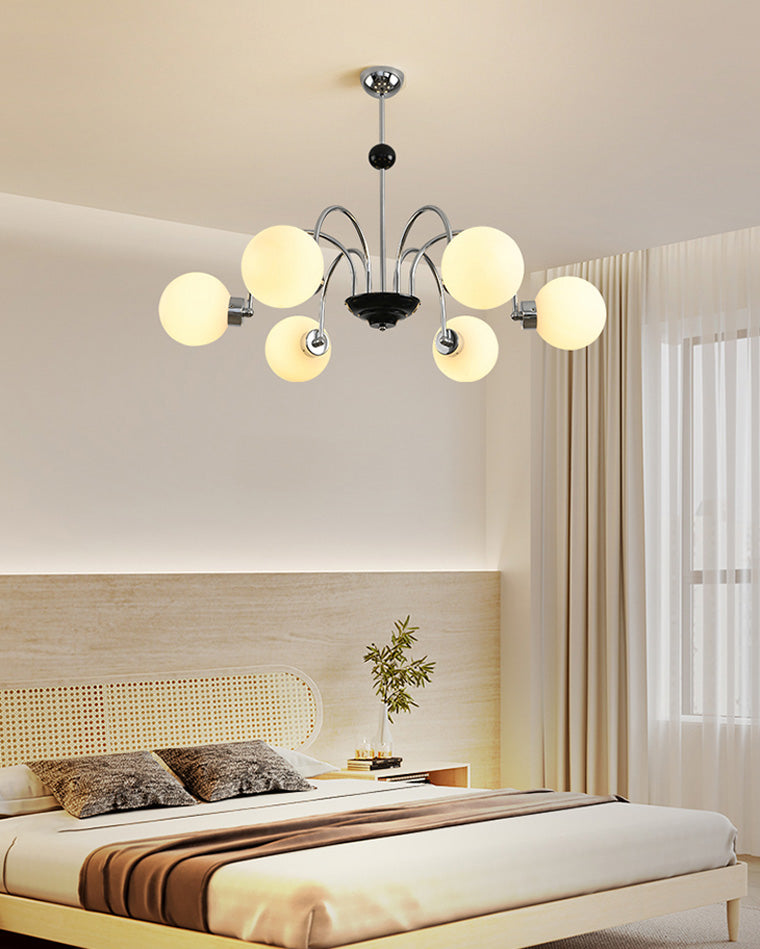 Diff Art Deco Frosted Glass Globe Chandelier-DF2304
