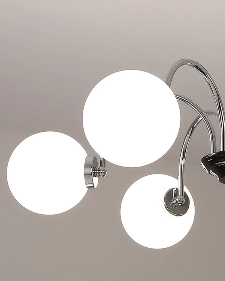 Diff Art Deco Frosted Glass Globe Chandelier-DF2304