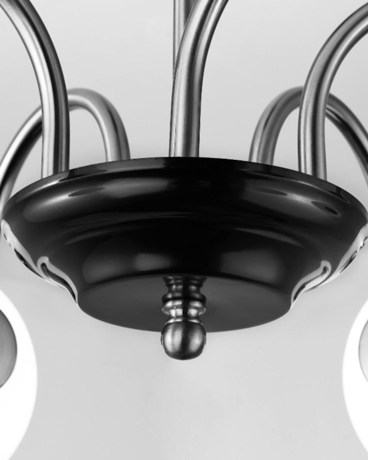 Diff Art Deco Frosted Glass Globe Chandelier-DF2304