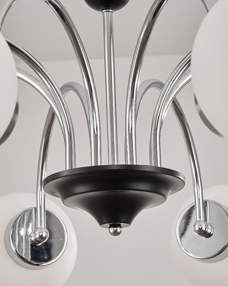 Diff Art Deco Frosted Glass Globe Chandelier-DF2304