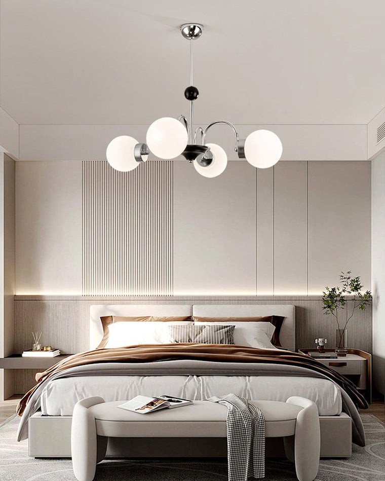 Diff Art Deco Frosted Glass Globe Chandelier-DF2304