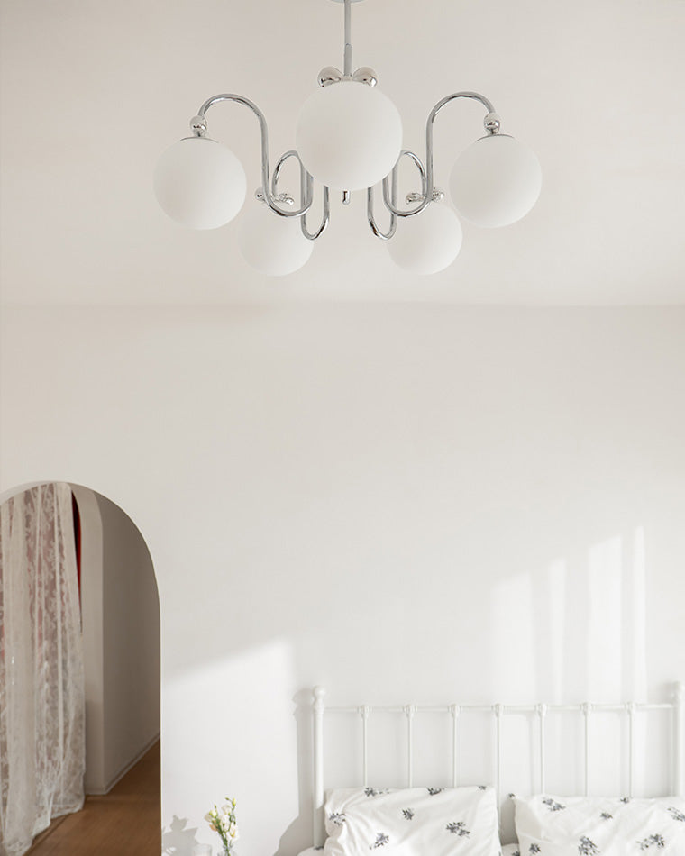 Diff Frosted Glass Globe Chandelier-DF2305