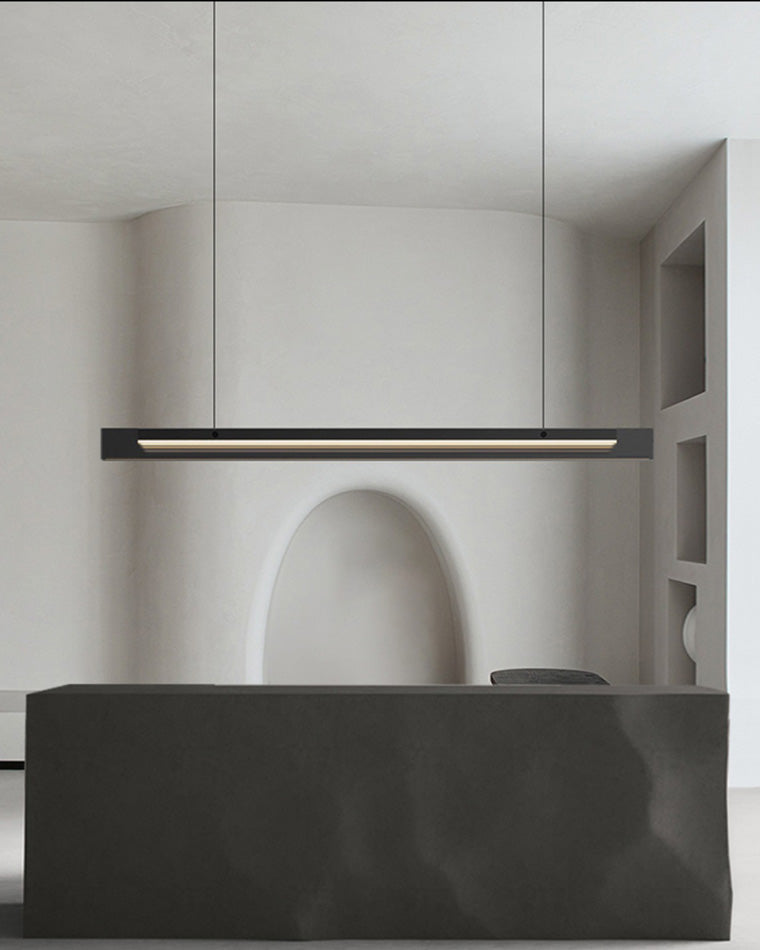 Diff Black Glass Linear Pendant-DF2309