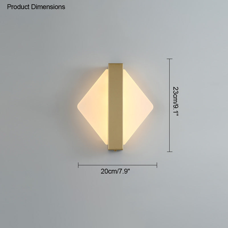 Diff Geometric Acrylic Accent Wall Sconce-DF6083
