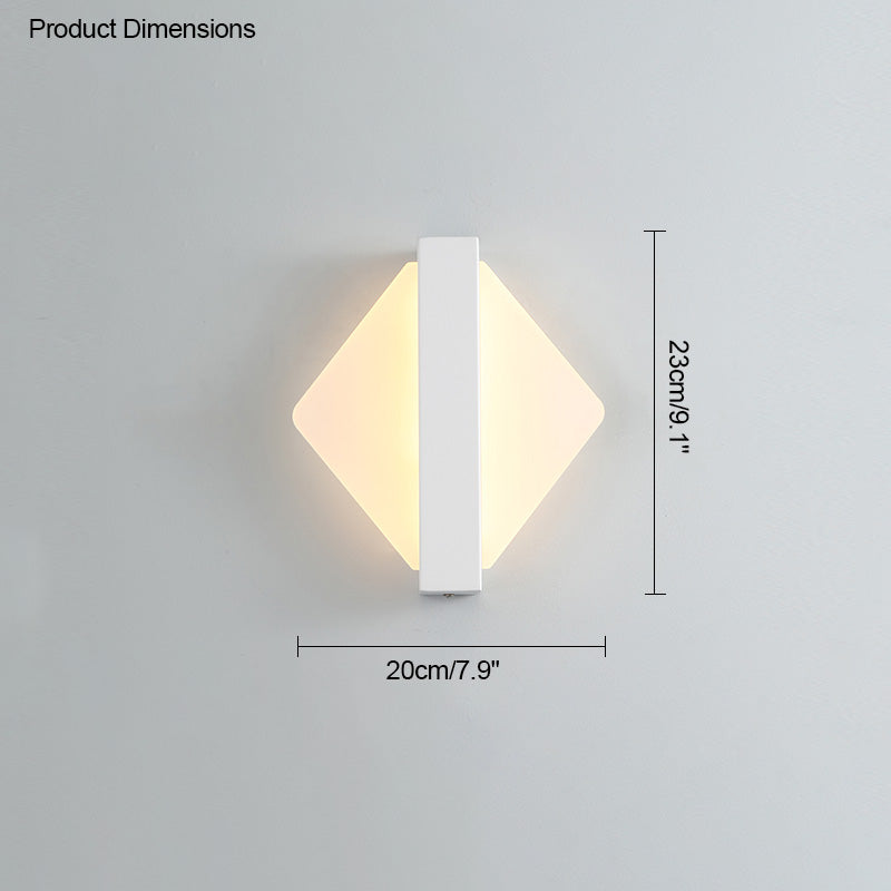 Diff Geometric Acrylic Accent Wall Sconce-DF6083