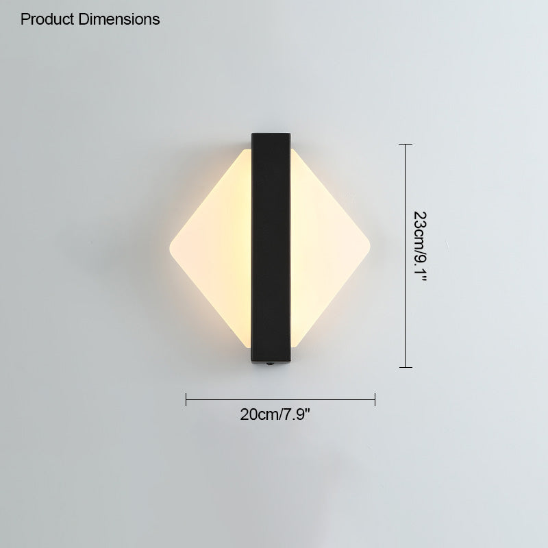 Diff Geometric Acrylic Accent Wall Sconce-DF6083