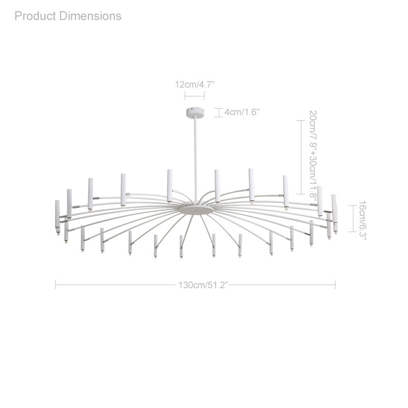 Diff Adjustable Candelabra Chandelier-DF2038