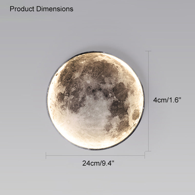 Diff Moon/Earth Round Wall Sconce-DF6102
