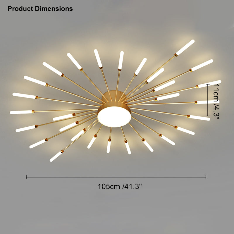 Diff Fireworks Swirl Ceiling Light-DF1001
