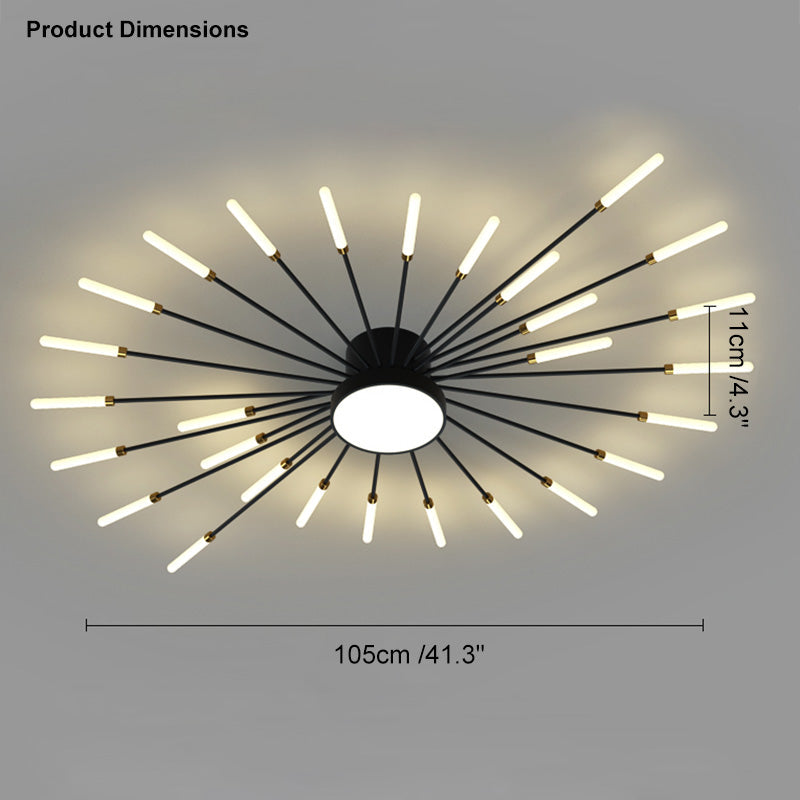 Diff Fireworks Swirl Ceiling Light-DF1001