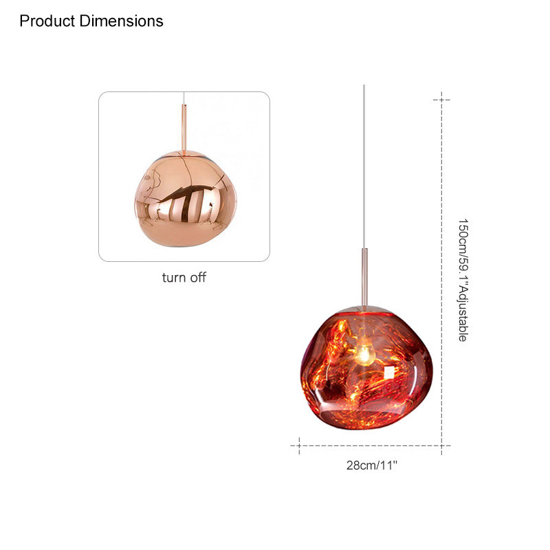 Diff Hanging Lava Melt Pendant Lamp-DF2043