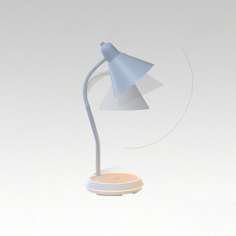 Diff Dimmable Touch Flexible Gooseneck Desk Lamp with Wireless Charger-DF8044