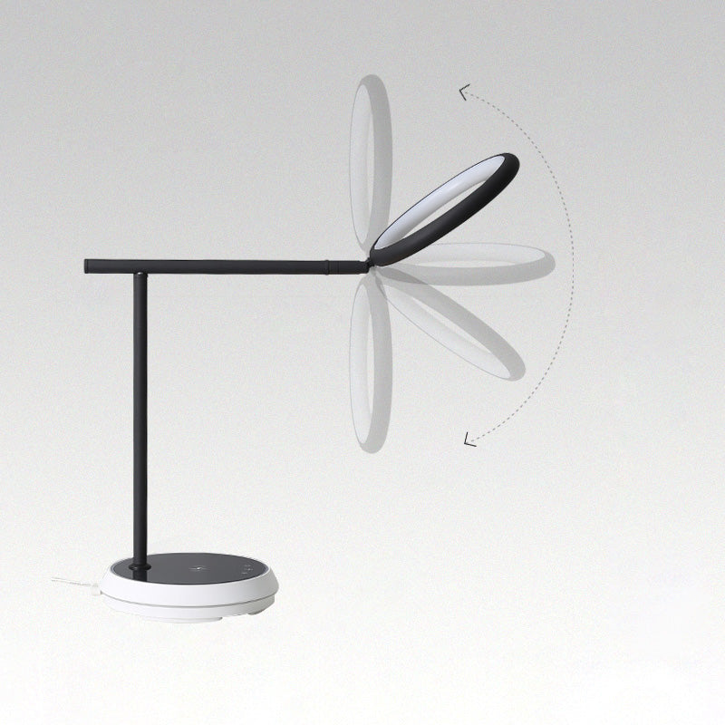 Diff Dimmable Touch Round Desk Lamp with Wireless Charger-DF8042