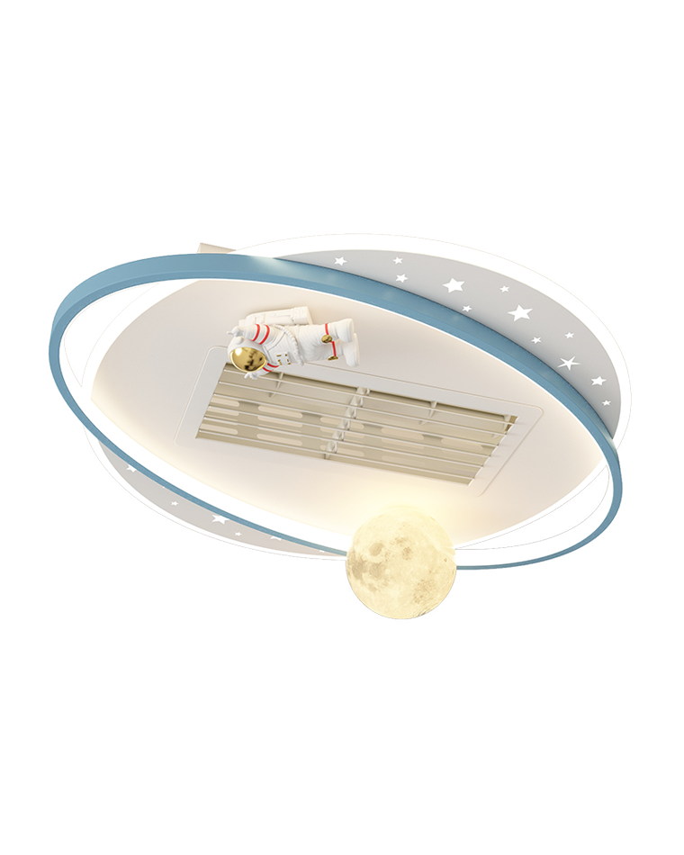 Diff Childish Low Profile Ceiling Fan with Dimmable Light-DF5056