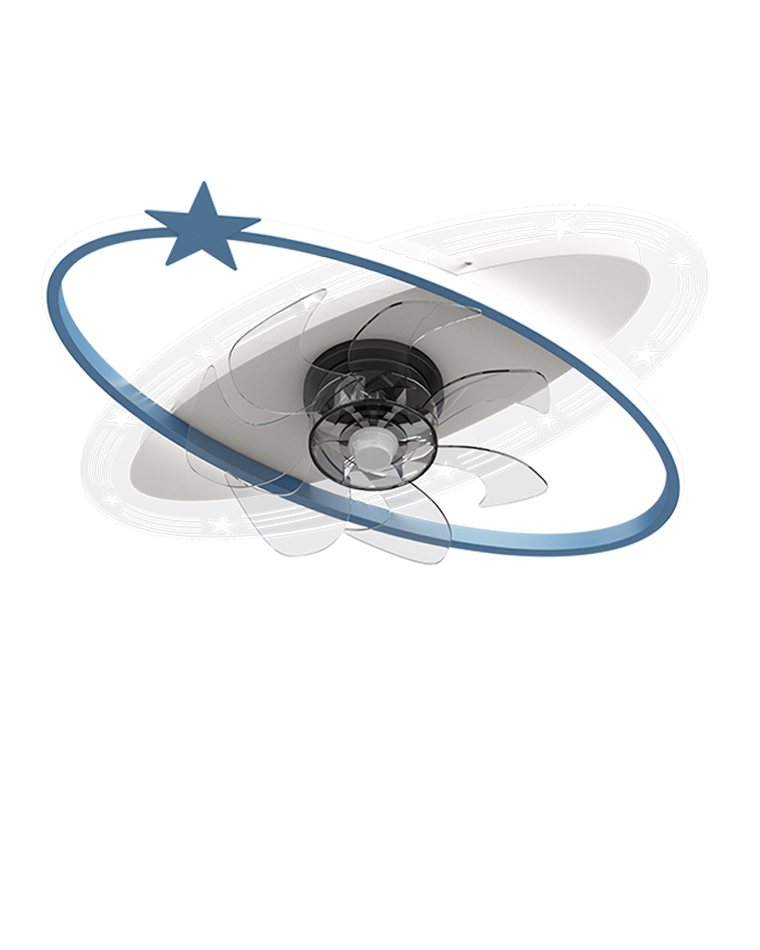 Diff Small Low Profile Ceiling Fan with Remote-DF5059