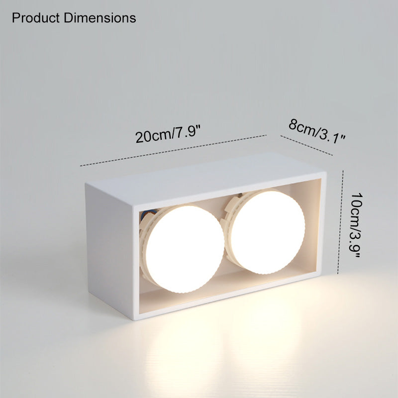 Diff Square Flush Mount Ceiling Light-DF1023
