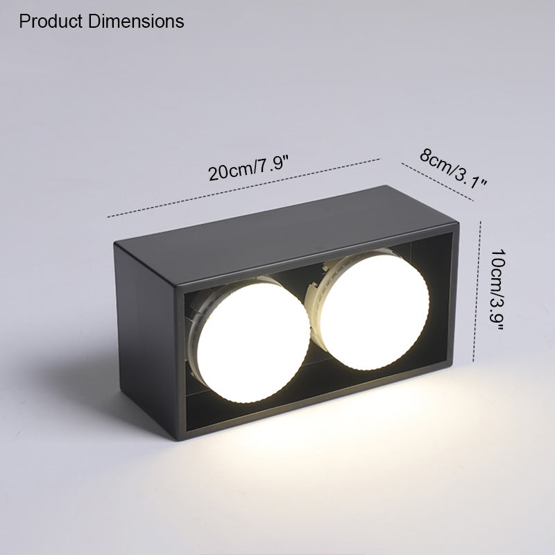 Diff Square Flush Mount Ceiling Light-DF1023