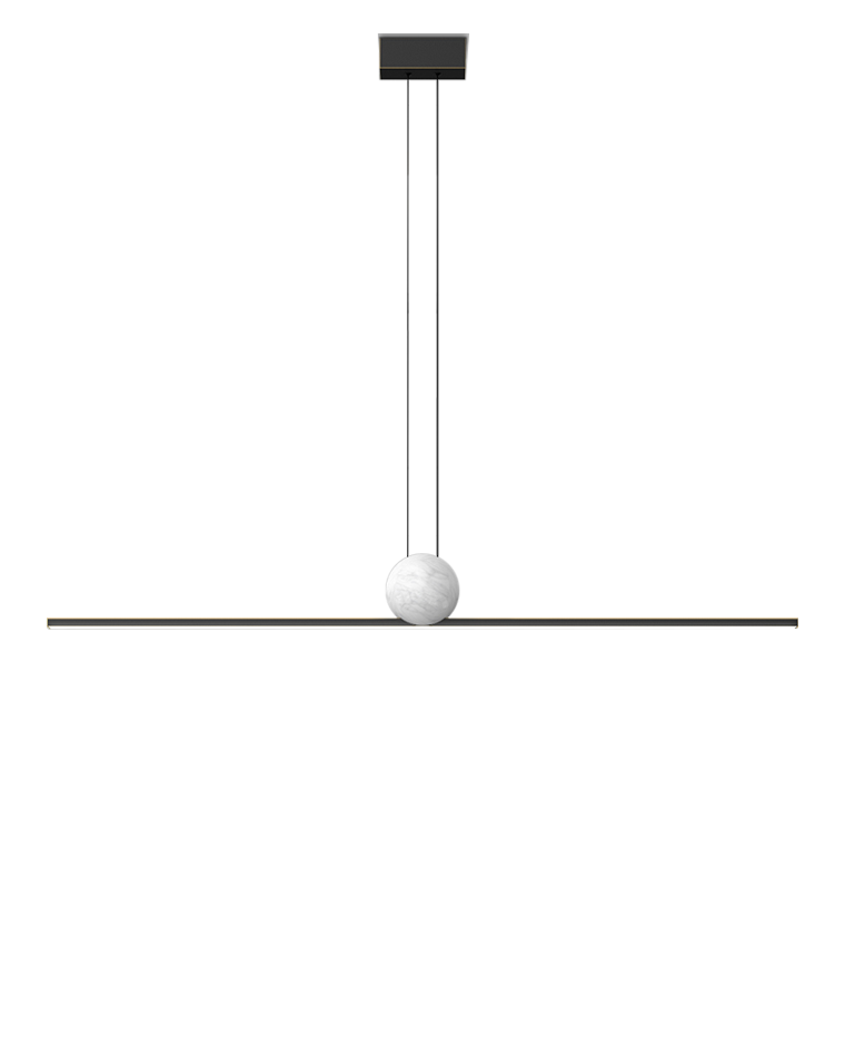 Diff Marble Linear Pendant Light-DF2329
