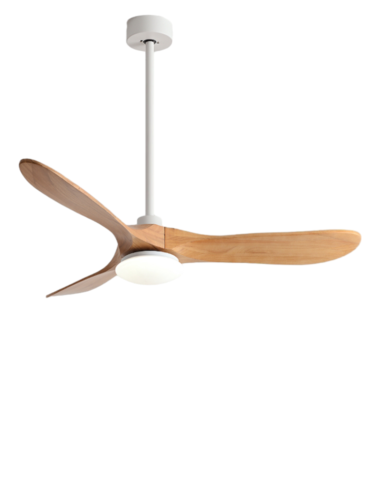 Diff 52" Propeller Wood Ceiling Fan with Dimmable Light-DF5008