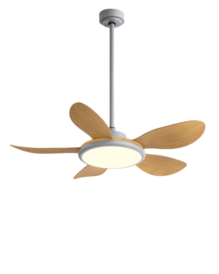 Diff 42" Wood Grain Ceiling Fan with Dimmable Light-DF5003