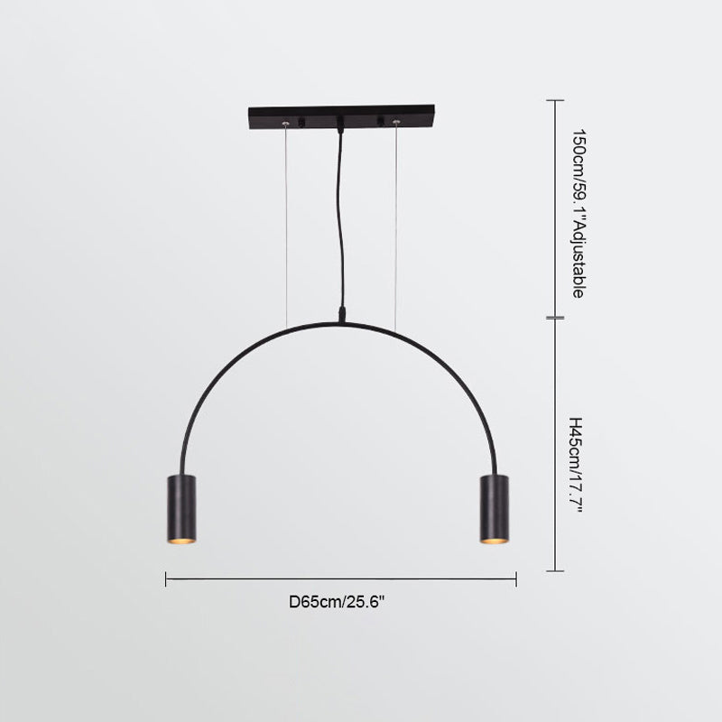 Diff Arc Rainbow Pendant Chandelier-DF2063