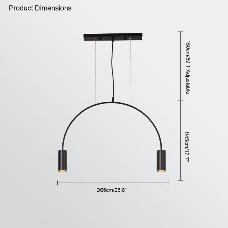 Diff Arc Rainbow Pendant Chandelier-DF2063