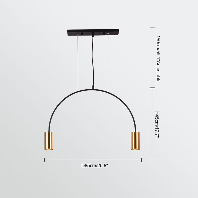 Diff Arc Rainbow Pendant Chandelier-DF2063