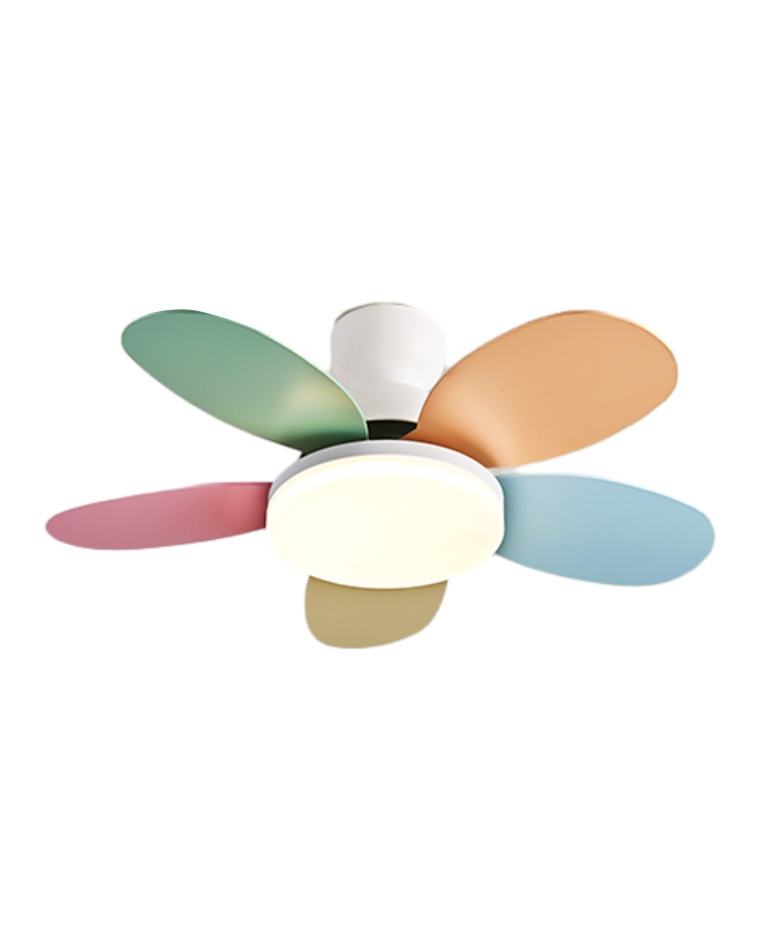 Diff 36" Children Wood Ceiling Fan with Dimmable Light-DF5004