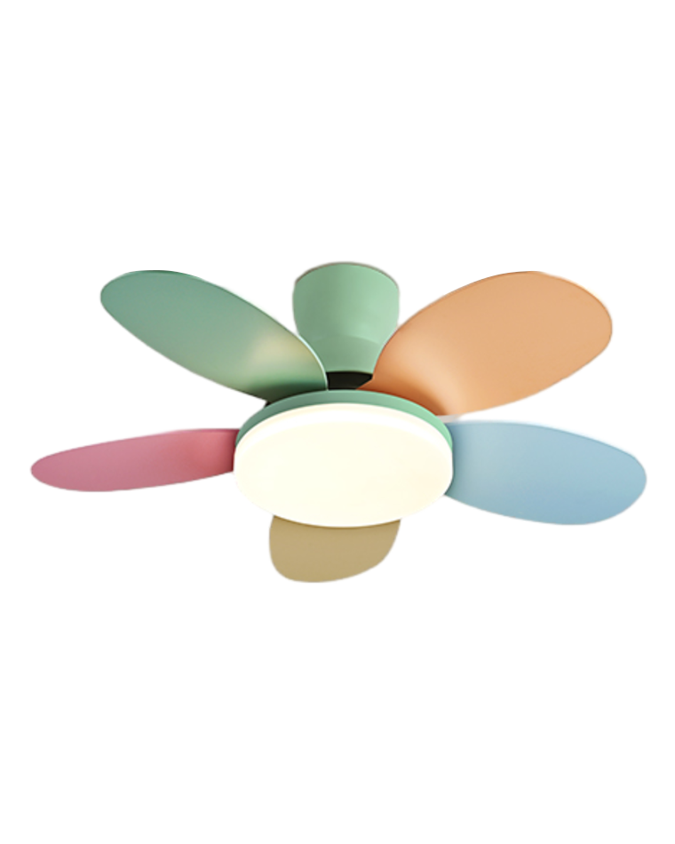 Diff 36" Children Wood Ceiling Fan with Dimmable Light-DF5004