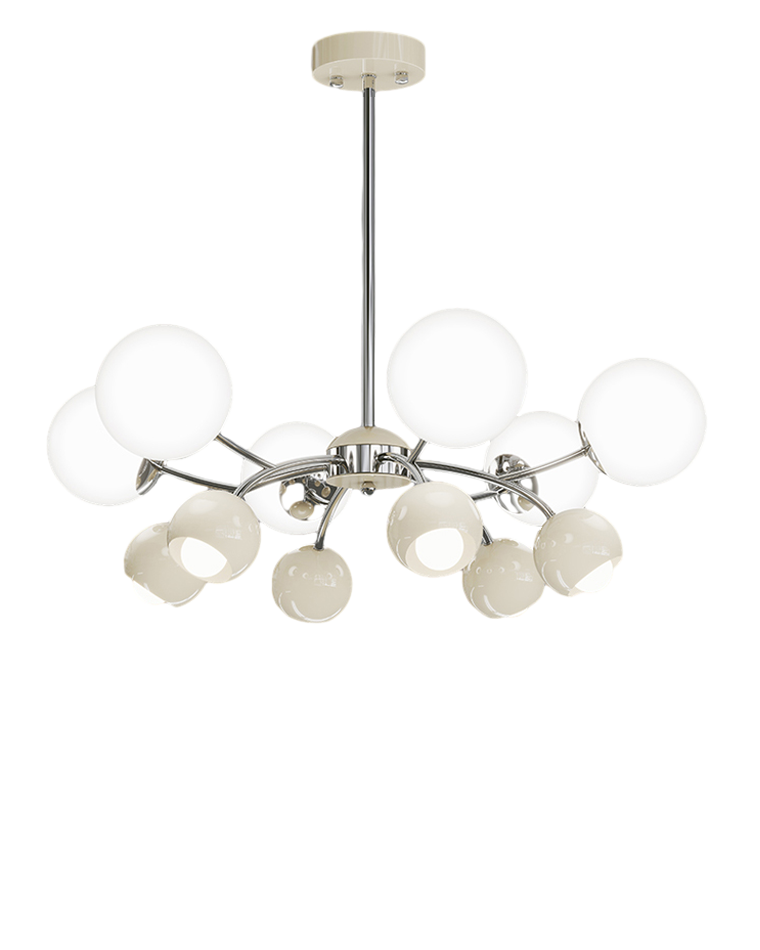 Diff Space Age Glass Globe Chandelier-DF2290