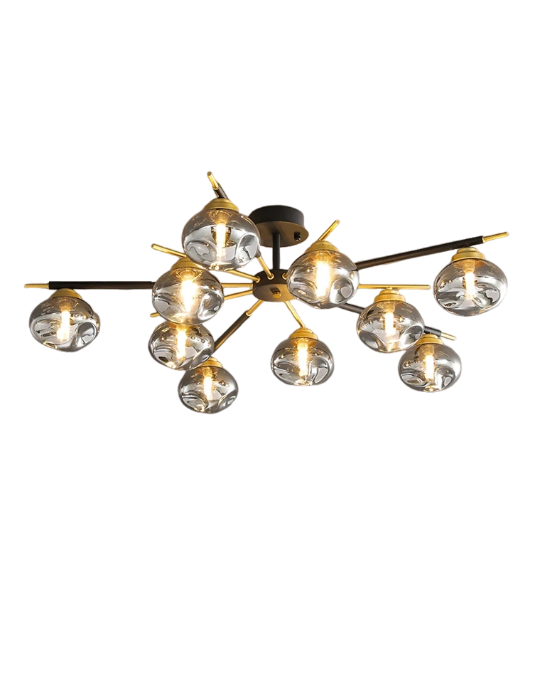Diff Blown Glass Globe Chandelier-DF2261