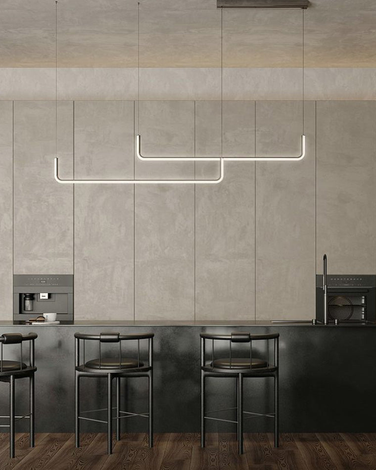 Diff Tube Linear Pendant Light-DF2001