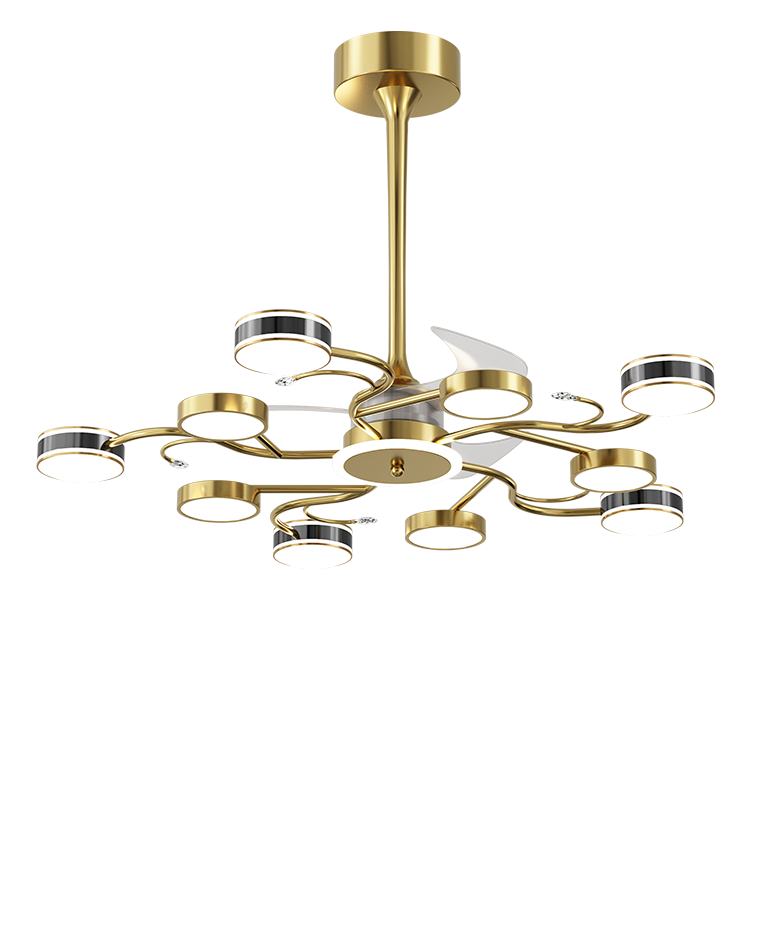 Diff Remote Ceiling Fan Chandelier-DF5045