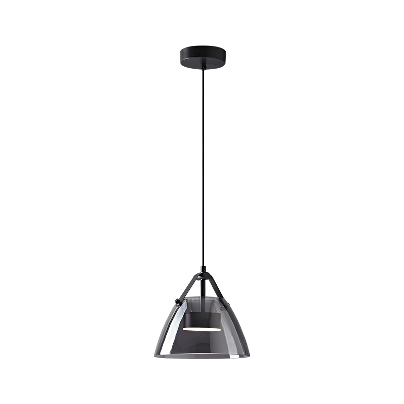 Diff 3 Light Smoked Glass Pendant Light-DF2238