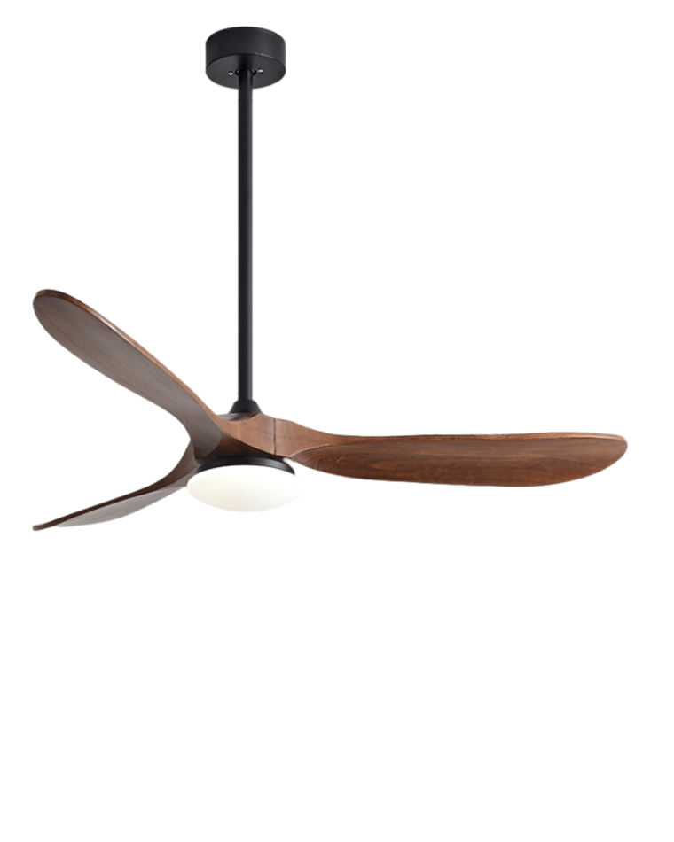 Diff 52" Propeller Wood Ceiling Fan with Dimmable Light-DF5008