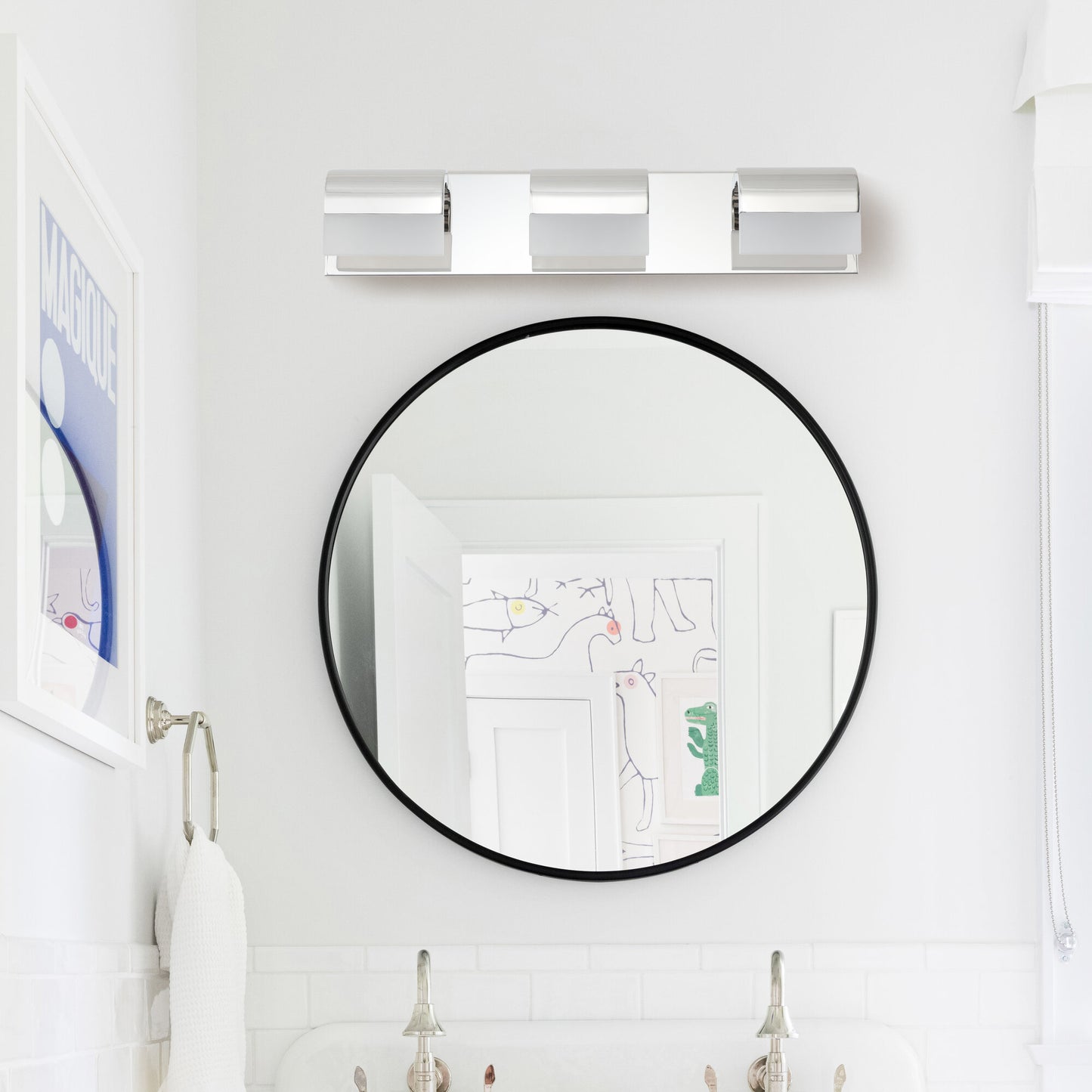 3-Light LED Vanity Lights Over Mirror Bath Wall Lighting-DG2010