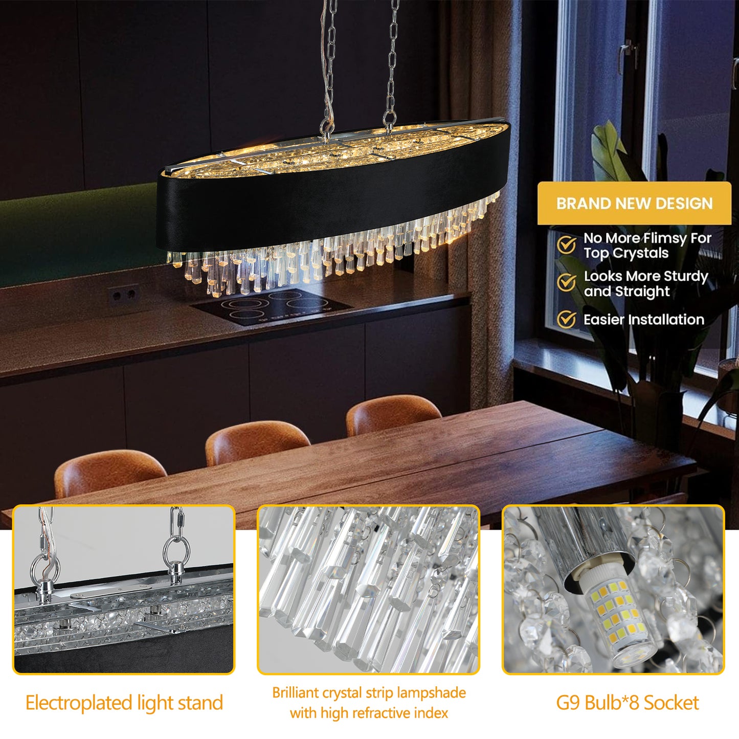 Modern Luxury Crystal Chandelier-DG2061