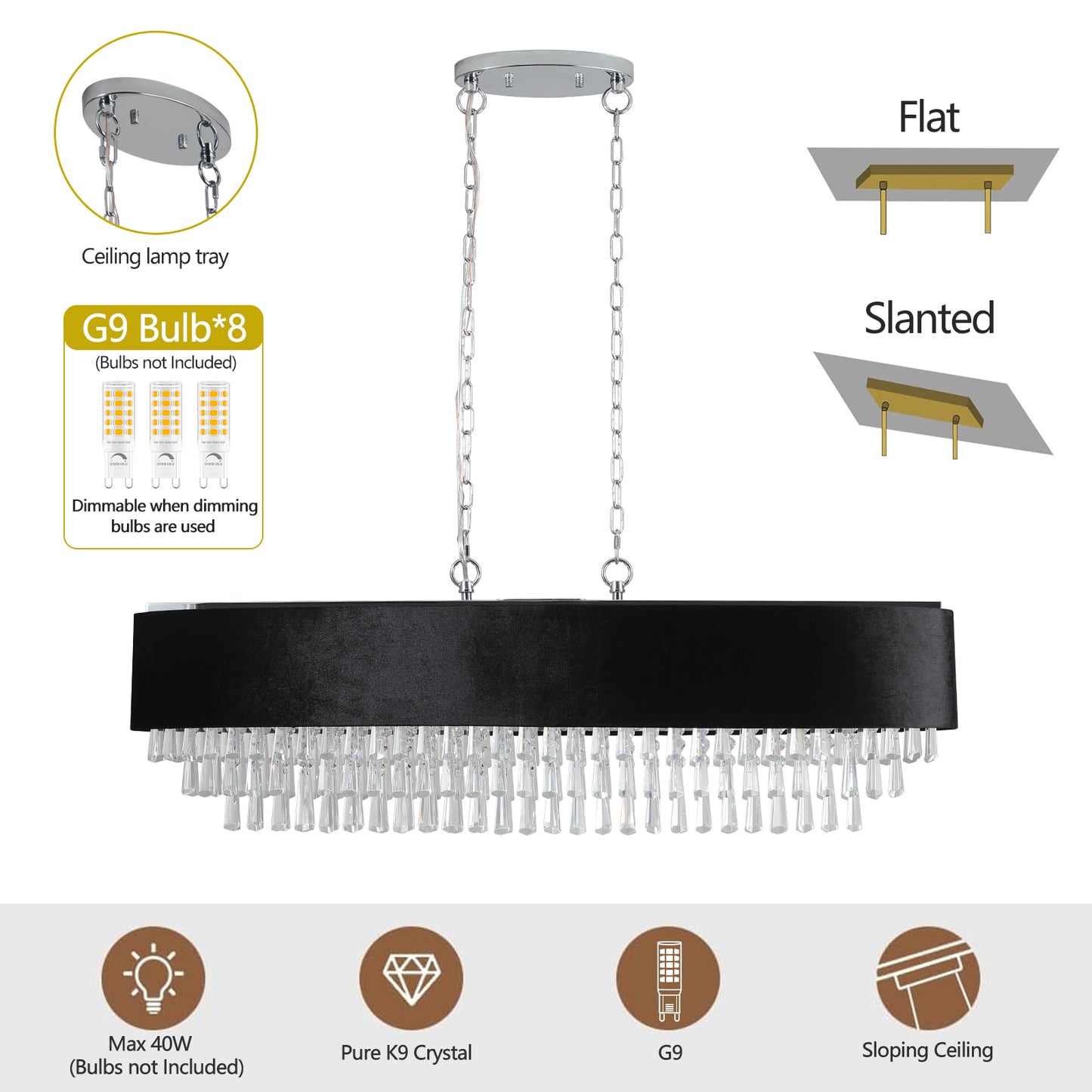 Modern Luxury Crystal Chandelier-DG2061