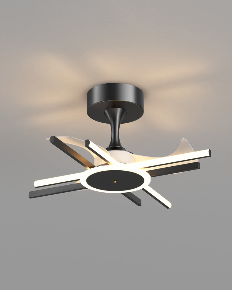 Diff Remote Ceiling Fan Chandelier with Dimmable Light-DF5047