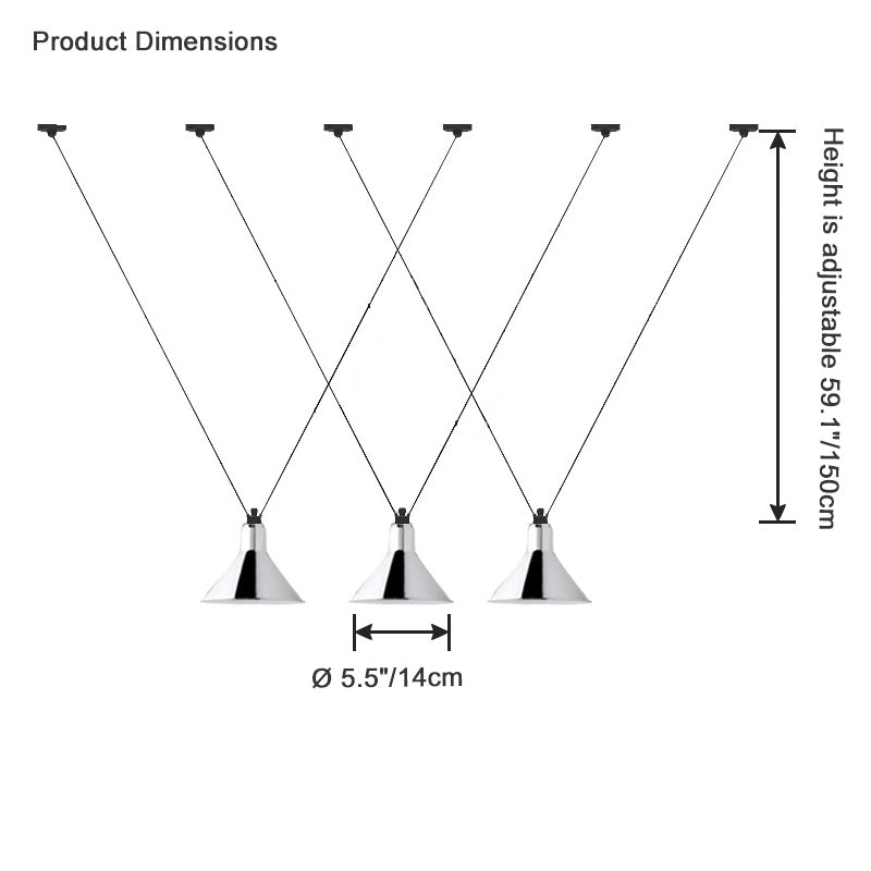 Diff Small Cone Pendant Light-DF2298