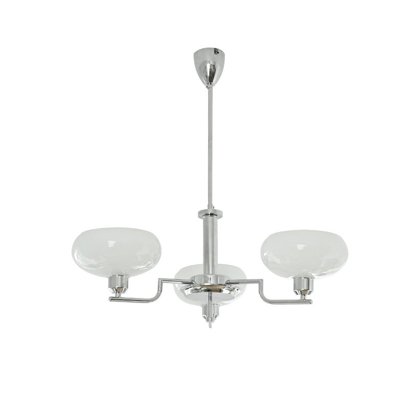 Diff 1920s Milk Glass Chandelier-DF2301